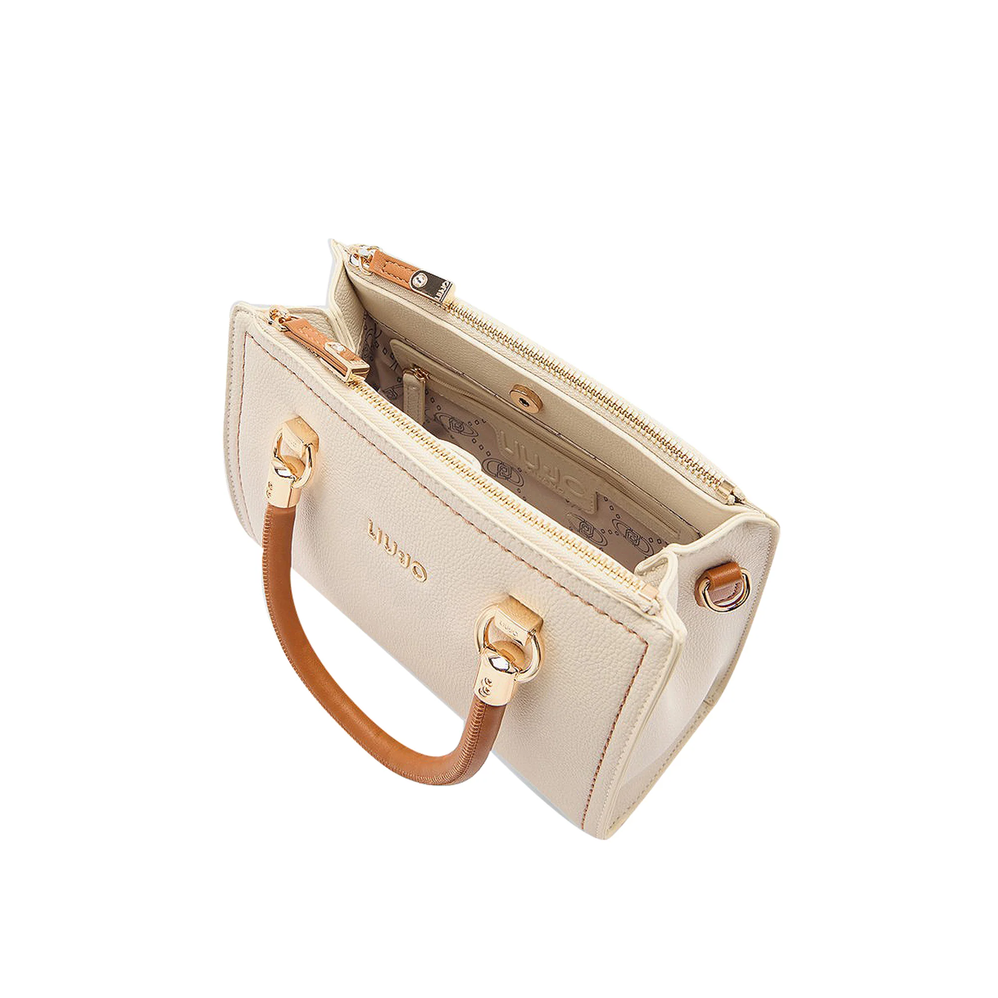 Borsa a mano Donna con pochette Bicolor - Image 4
