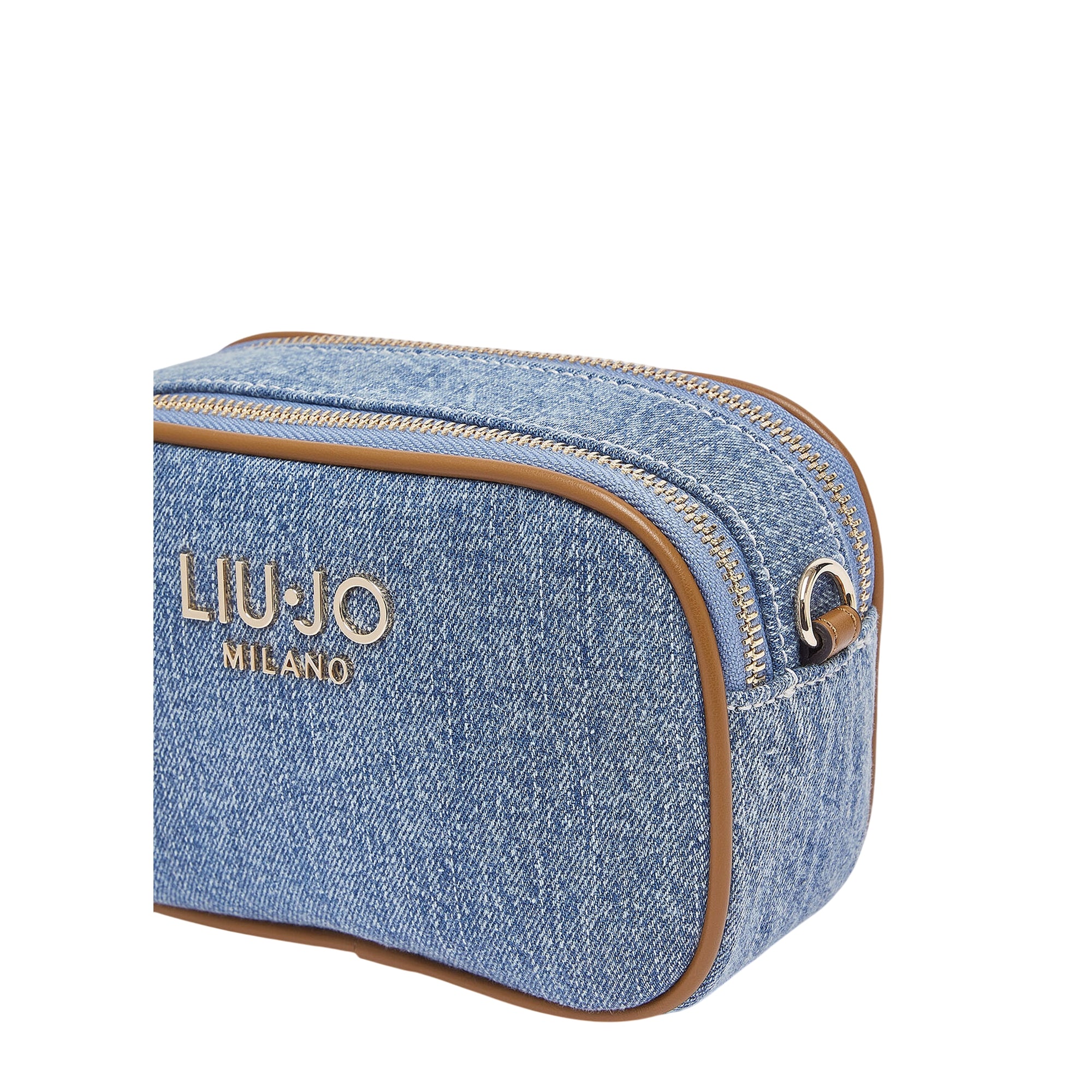 Mini bag a tracolla in denim - Image 4