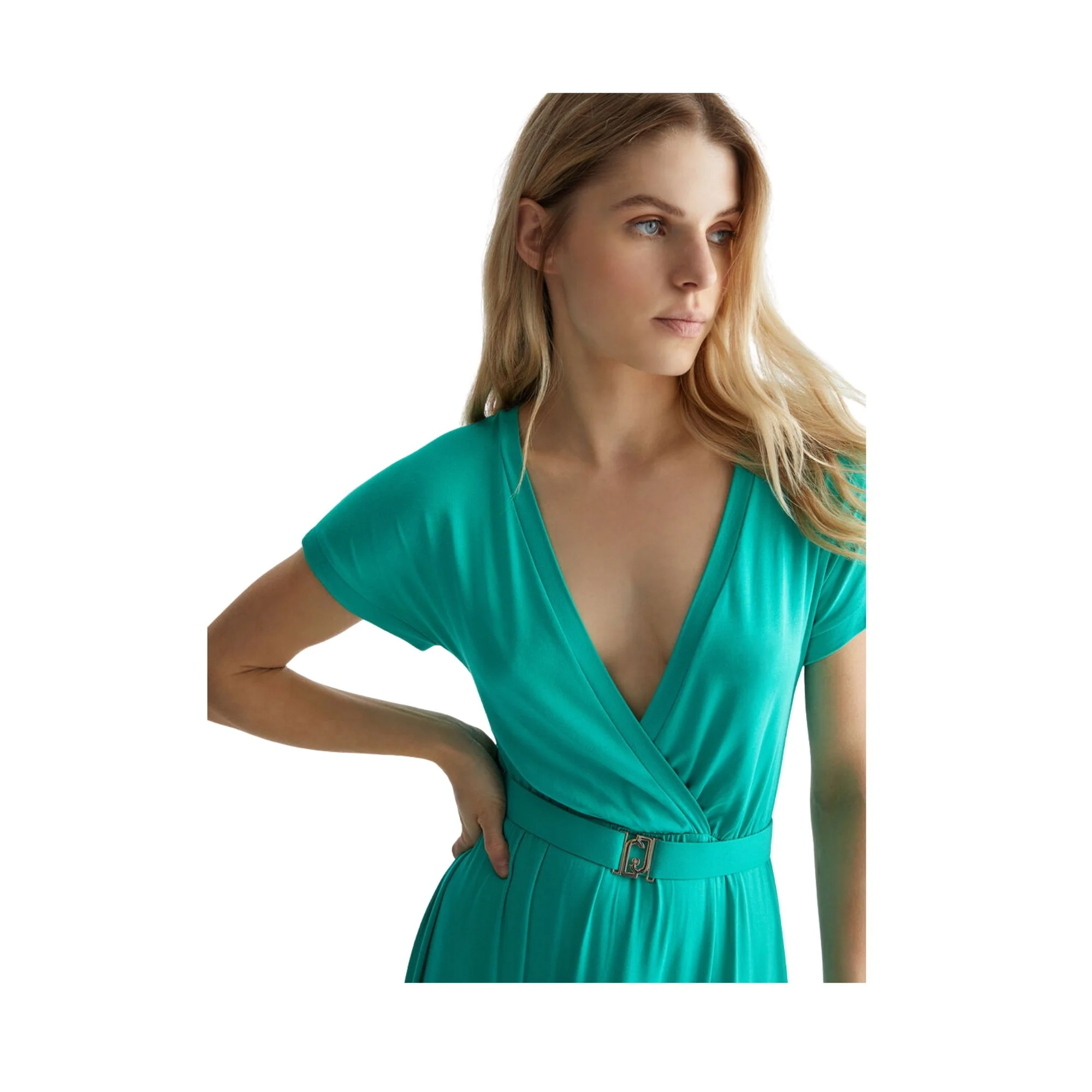 Abito Donna in Jersey con cintura - Image 4