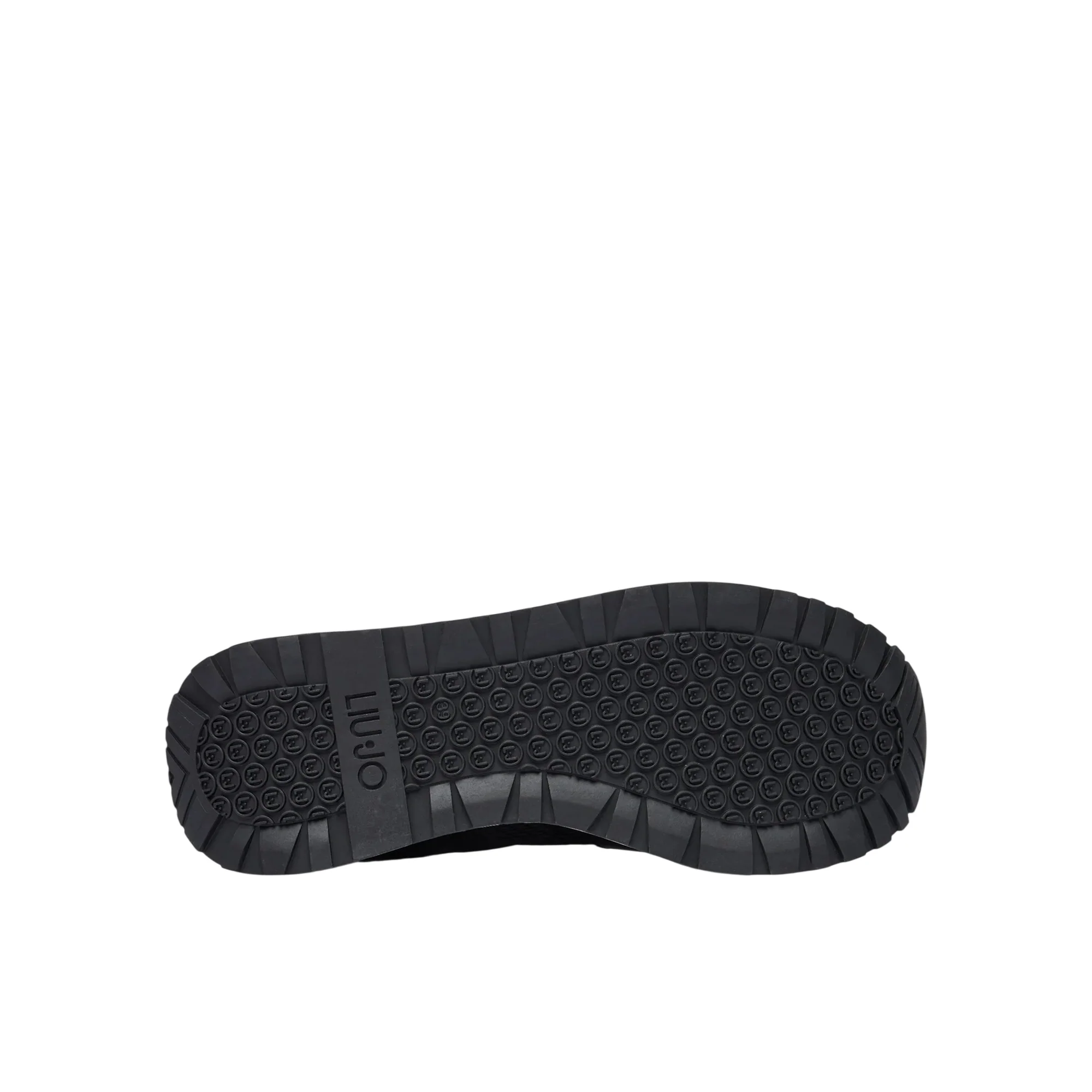 Sneakers Donna con platform nere - Image 4
