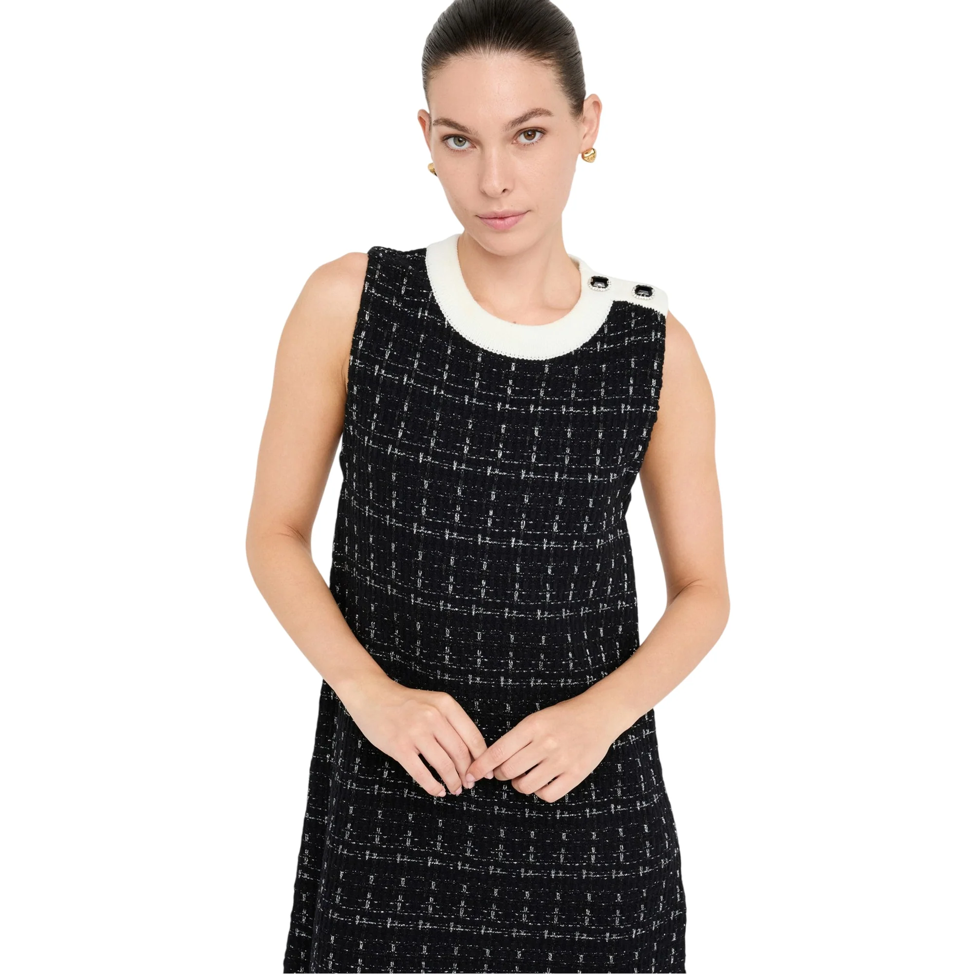 Abito Donna mini in cotone e lana - Image 3