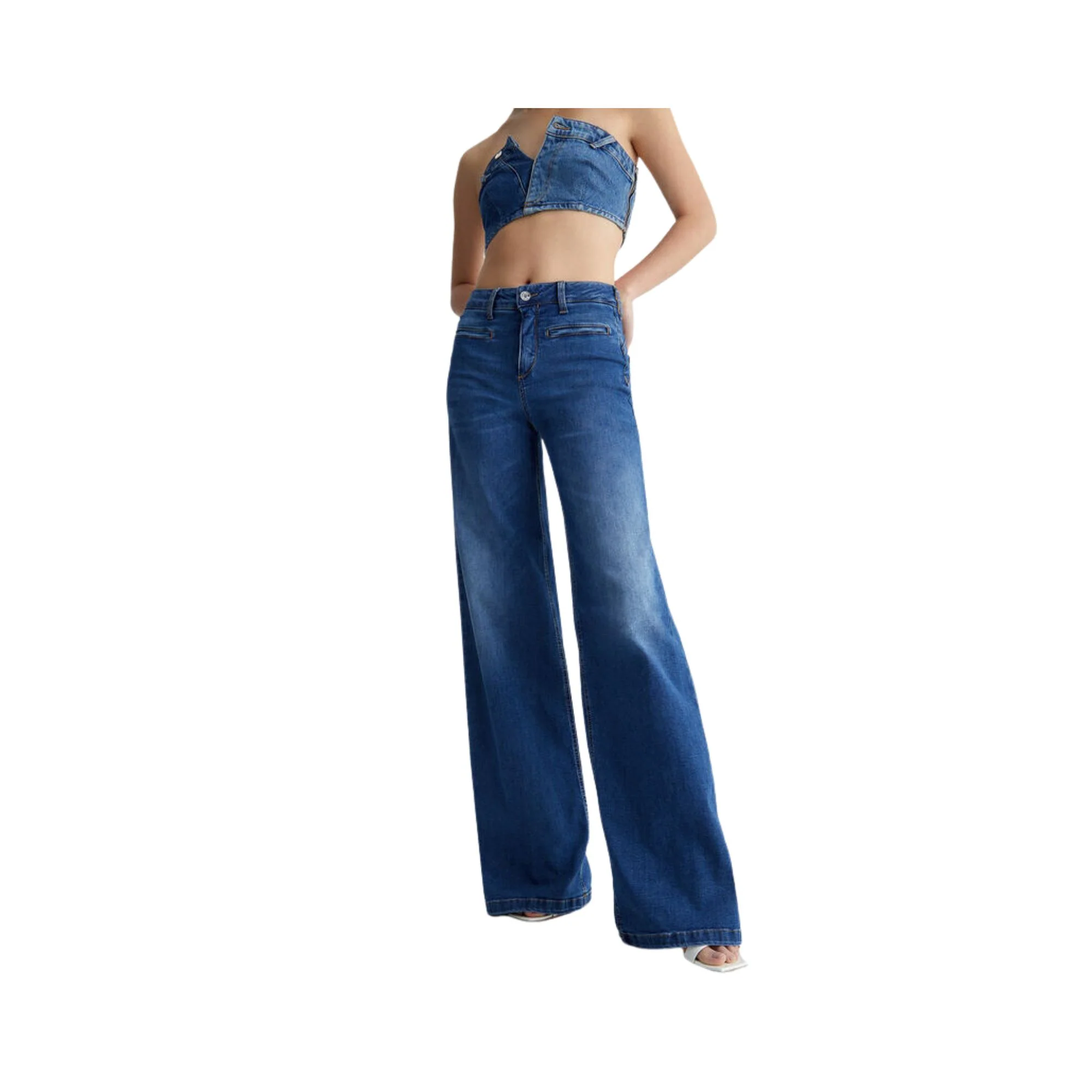 Jeans Donna Palazzo Parfait Flare - Image 3
