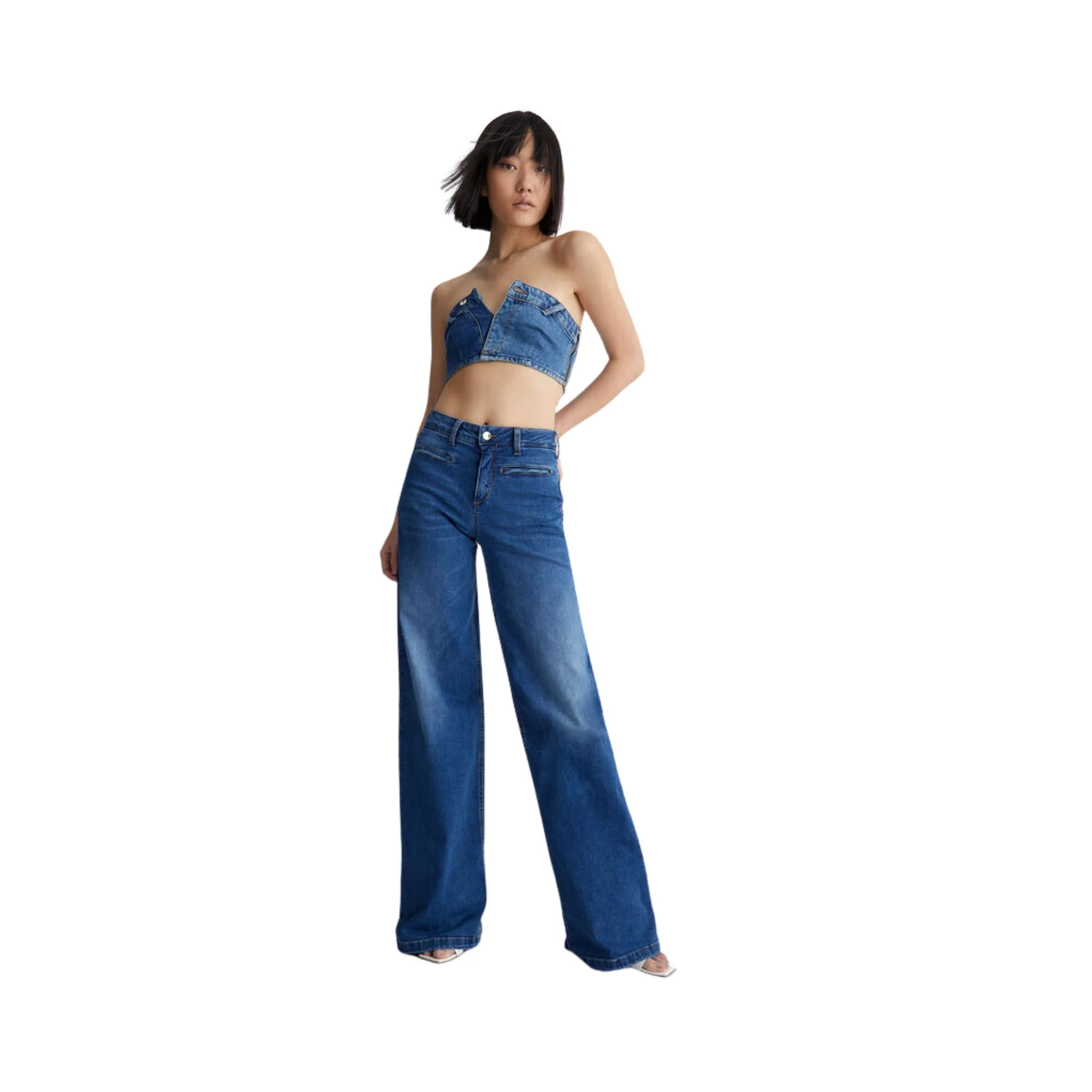 Jeans Donna Palazzo Parfait Flare - Image 6