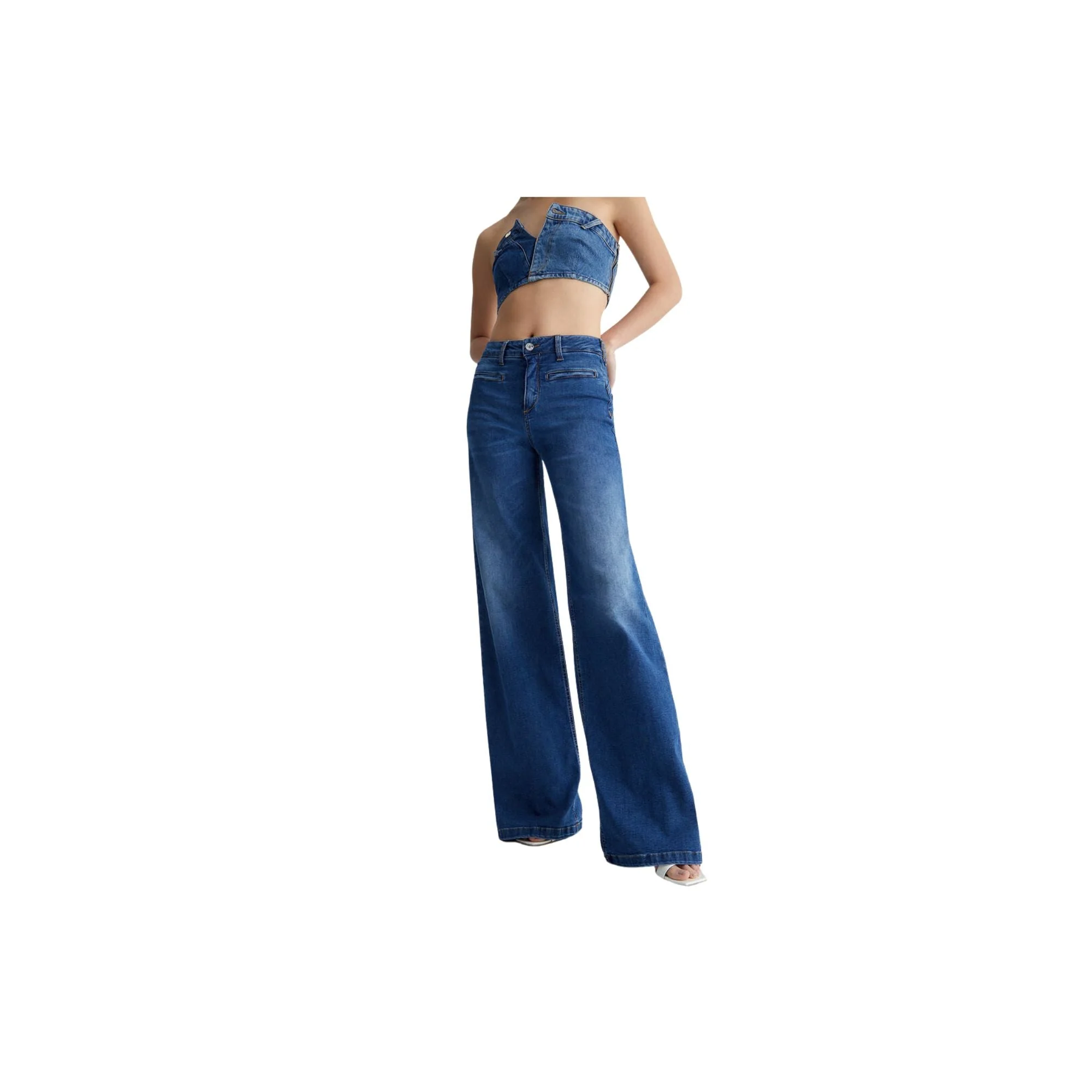 Jeans Donna Palazzo Parfait Flare - Image 8