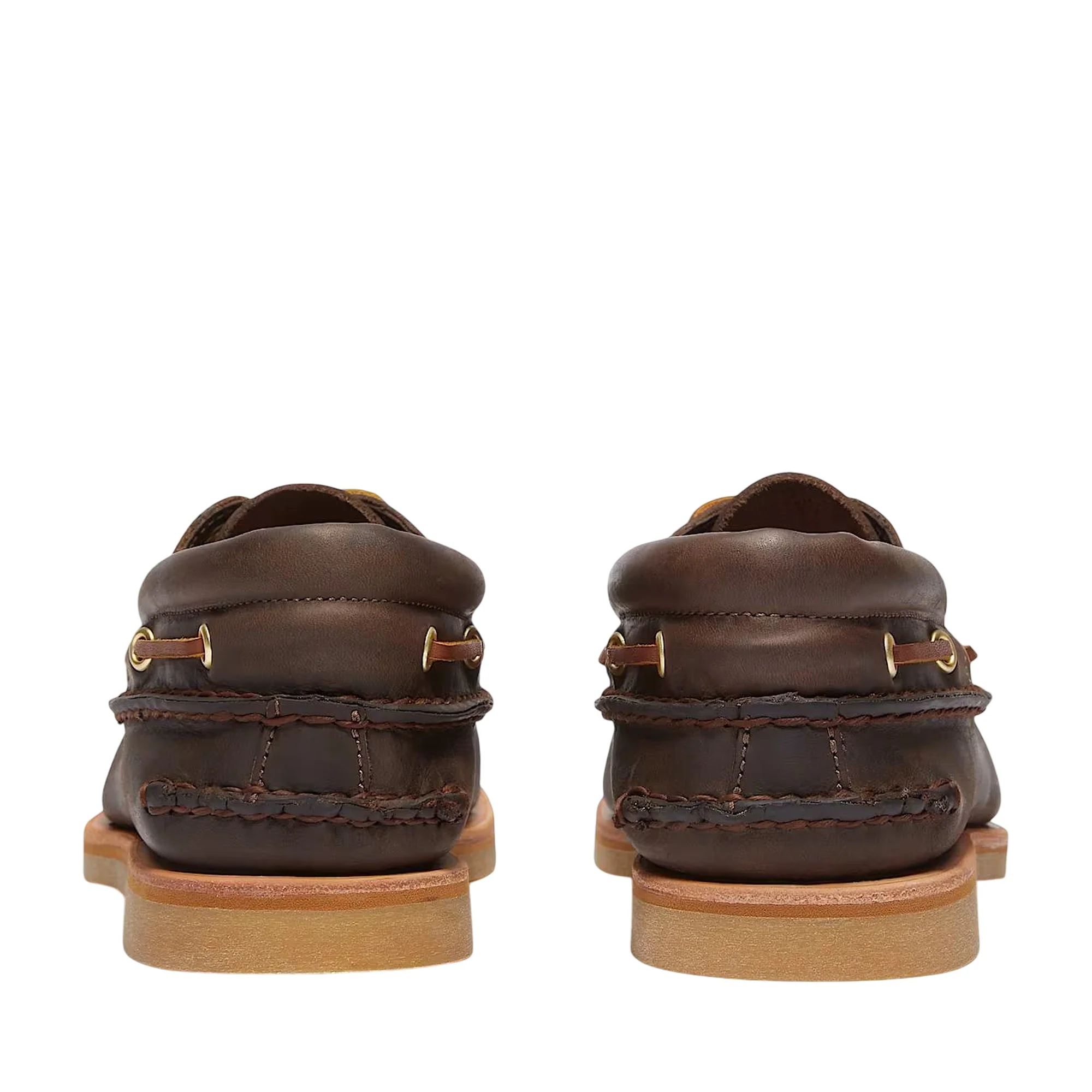 Scarpa da Barca Uomo Crafted in pelle marrone scuro - Image 3