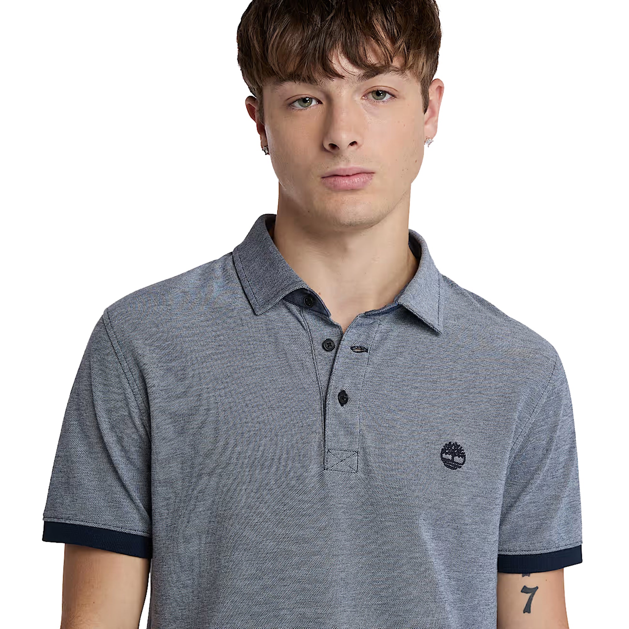 Polo Oxford Uomo Baboosic Brook Blu - Image 4
