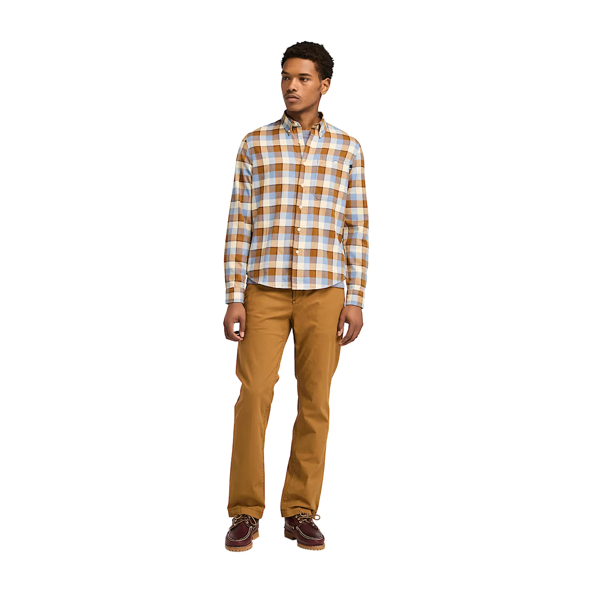 Camicia Uomo quadri SolucellAir Giallo scuro - Image 5