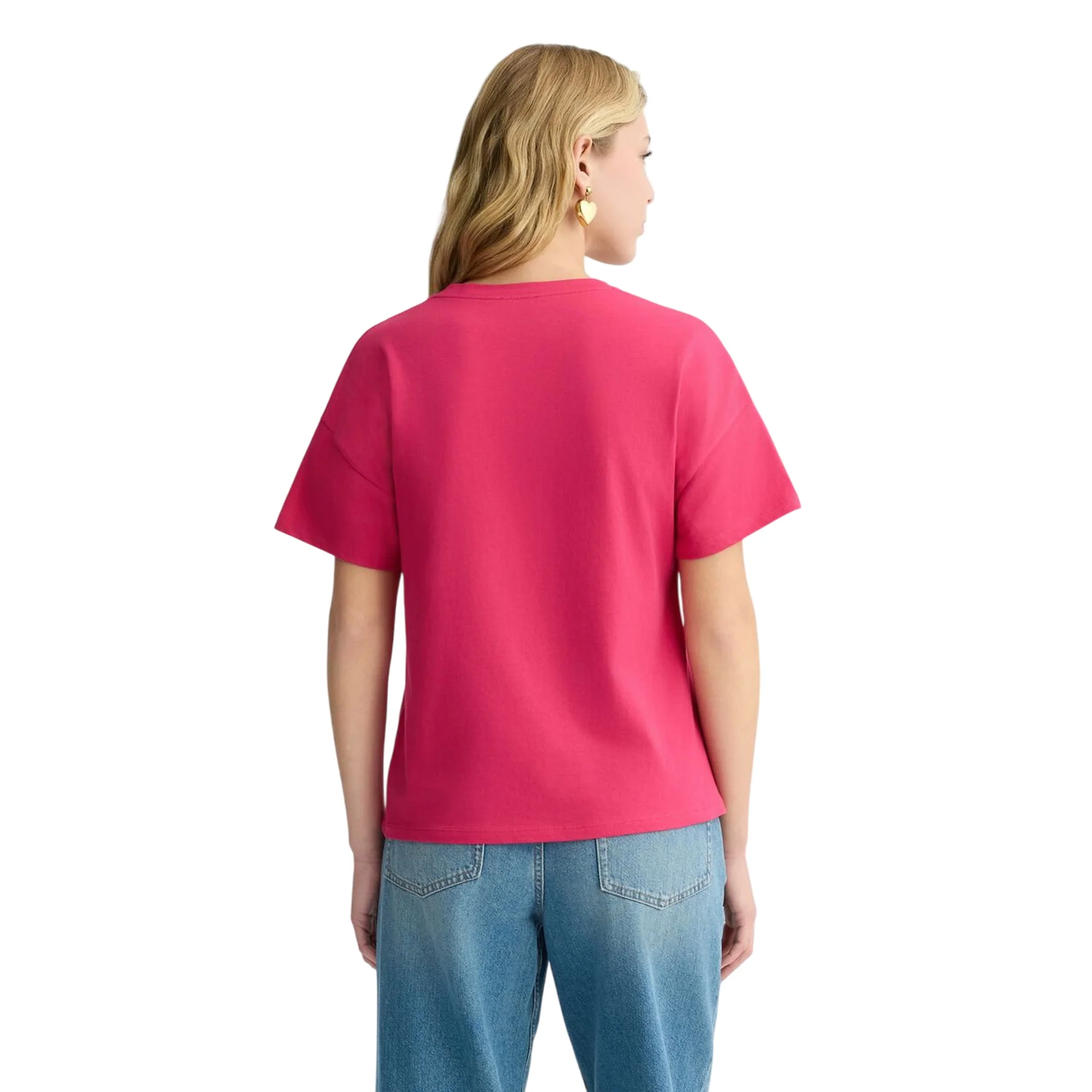 T-shirt fucsia da Donna con fragola - Image 3