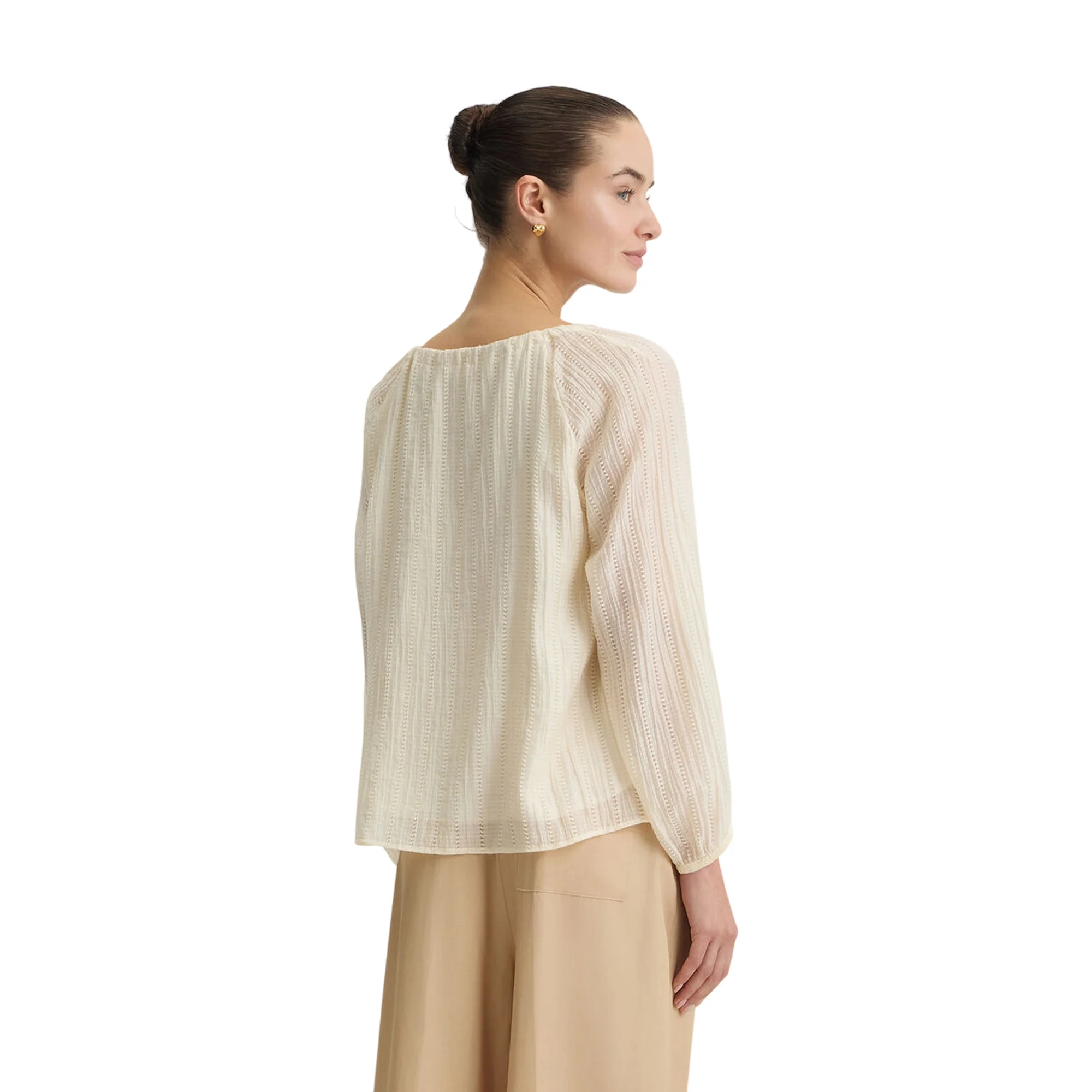 Blusa da Donna con laccetti davanti - Image 3